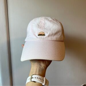 Aritzia TNA burger baseball dad cap in light pink
